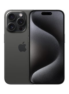 Buy iPhone 15 Pro Physical Dual Sim 256GB Black Titanium 5G Without FaceTime in UAE