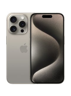 اشتري iPhone 15 Pro Physical Dual Sim 256GB Natural Titanium 5G Without FaceTime في الامارات