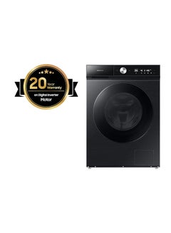 Buy Front Load Washer With AI Ecobubble And Wash 11.5 kg WW11BB944DGBGU-R Black in UAE