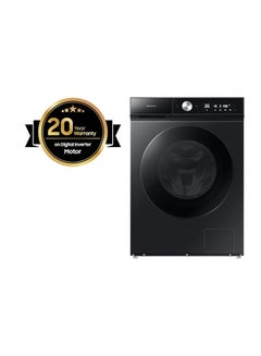 اشتري Front Load Washer Dryer Combo With AI Ecobubble And Wash 11.5 kg WD11BB944DGBGU-R Black في الامارات
