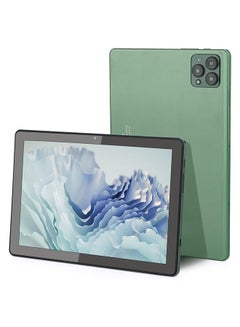 اشتري 10 Inch Smart Android Tablet PC WVGA IPS Display Face Unlock Kids Tab Dual SIM 5G LTE WiFi Zoom And Tiktok Supported With Bluetooth Keyboard Plus Magnetic Protective Case في الامارات