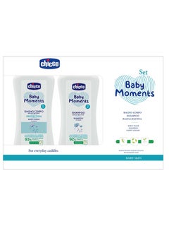 Buy Baby Moments Set2 Baby Skin (Body Wash, Shampoo & Nappy Cream) in UAE