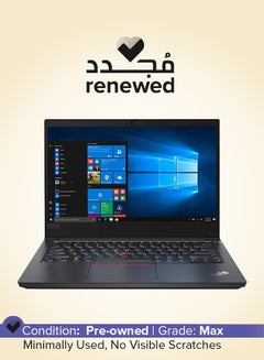 Buy Renewed - ThinkPad E14 Laptop With 14-Inch FHD Display,Intel Core i3-10th Gen Processor/8GB DDR4 RAM/256GB SSD/Windows 10 Pro English Black in Saudi Arabia