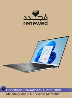 Buy Renewed - XPS Laptop With 15.6-Inch FHD+ Display,Intel Core i7-11TH GEN/16GB RAM/NVIDIA GeForce RTX 3050 Ti/1TB Solid State Drive English/Arabic Silver in UAE