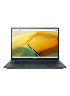 اشتري ZenBook Q410VA-EVO Laptop With 14.5-Inch Touch Display, Core i5-13500H Processor/8GB RAM/512GB SSD/Intel Iris Xe Graphics/Windows 11 English Inkwell Grey في الامارات