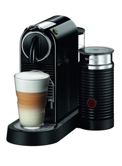 Buy Nespresso Original Citiz & Milk Black, Coffee Machine 1 L 1710 W D123-ME-BK-NE2 Black in Saudi Arabia