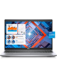 Buy Business Laptop Latitude 5520, 15.6" FHD IPS Anti-Glare Display, Intel Core i5-1135G7, 16GB RAM, 512GB SSD, Webcam, Backlit Keyboard, WiFi 6, Thunderbolt 4, Win 10 Pro English Grey in UAE