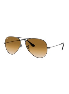 Buy Unisex UV Protection Aviator Shape Metal Sunglasses RB3025 002/51 58-14 - Lens Size: 58 Mm - Polished Black in UAE