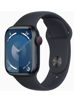 Buy Watch Series9 GPS + Cellular 41mm Midnight Aluminium Case With Midnight Sport Band in UAE