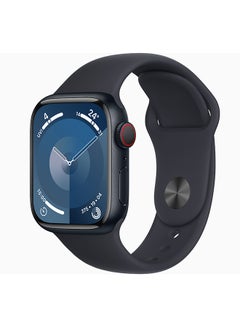 Buy Watch Series9 GPS + Cellular 45mm Midnight Aluminium Case With Midnight Sport Band in UAE