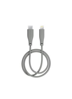 Buy Charging Cable 2m USB C-lightning Ash Grey in Egypt