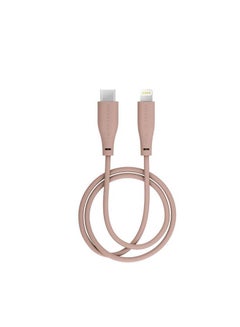 Buy Charging Cable 1m USB C-lightning Blush Pink in Egypt
