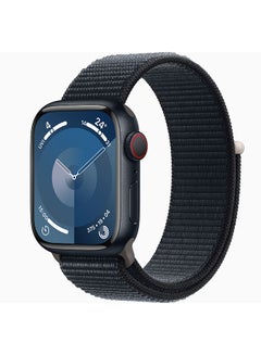 اشتري Watch Series9 GPS + Cellular 41mm Midnight Aluminium Case With Midnight Sport Loop في السعودية