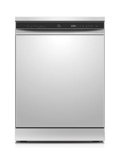 Buy Dishwasher 12 Place Setting, 6 Programs, 2 Rack Levels, 11L, High Energy Efficiency, Quiet 2100 W EVDW-122W White in UAE