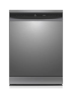 Buy Dishwasher 12 Place Setting, 6 Programs, 2 Rack Levels, 11L, High Energy Efficiency, Quiet 2100 W EVDW-122S Silver in UAE