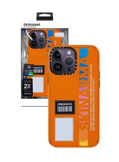 اشتري Protective Case And Cover Anti Bacterial 2X Military Protection For iPhone 14 Pro Max Orange في السعودية