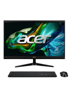 اشتري Acer C24-1800 All In One With 23.8-inch Full HD, Intel Core i5-1335U Processor/8GB DDR4/512GB SSD/Windows 11/Intel UHD Graphics With Wireless Keyboard & Mouse English/Arabic Black في السعودية