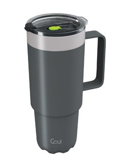 اشتري 10 mAh Stailess Steel 600ml Cup With Handle Grey في الامارات