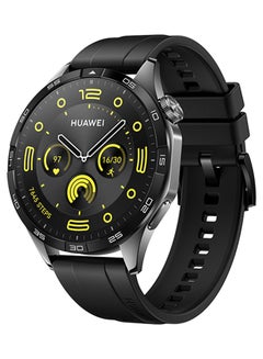 Buy Watch GT4 46mm Smartwatch +  Scale3 + Strap, Upto 2-Weeks Battery Life, Pulse Wave Arrhythmia Analysis, 24/7 Health Monitoring, Compatible With Andriod And iOS Black in Egypt