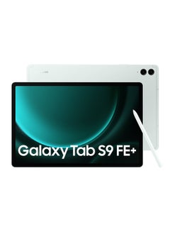 اشتري Galaxy Tab S9 FE Plus Mint Green 12GB RAM 256GB 5G - Middle East Version في الامارات