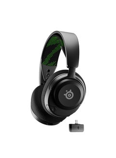 اشتري سماعة الألعاب اللاسلكية متعددة المنصات SteelSeries Arctis Nova 4X - صوت مكاني 360 درجة - 2.4 جيجا هرتز عالي السرعة لاسلكي - بطارية 36 ساعة - USB-C - ميكروفون ClearCast Gen 2 - Xbox Series X|S، الكمبيوتر الشخصي، PS5، Switch في الامارات