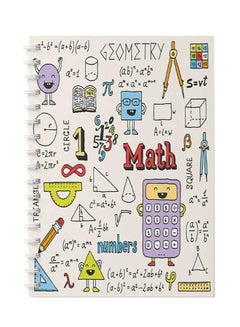 Buy Spiral 60 Sheets Squares Math Notebook Multicolour in Saudi Arabia