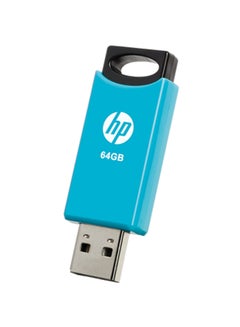 اشتري 64GB v212 USB 2.0 Metallic Flash Drive - Light Blue (HPFD212LB-64) 64.0 GB في الامارات