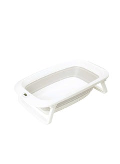 Buy Cloud Silicone Folding Bath Tub - Grey in UAE