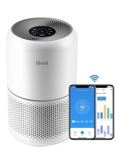 Buy Levoit Core 300S Smart WiFi Air Purifier Effective Range 50 ㎡ PM2.5 Dust Sensor Air Quality Core-300S White in Saudi Arabia