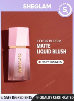 اشتري Color Bloom Liquid Blush Matte 5.2ml Risky Business في الامارات