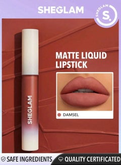 Buy Matte Allure Liquid Lipstick 3.1ml Damsel in UAE