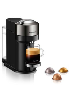 اشتري Vertuo Next Deluxe Coffee And Espresso Machine New By Krups Single Serve One Touch To Brew 1.2 L 1500 W XN910C.20 Black/Chrome في الامارات