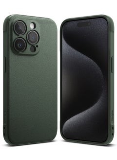 Buy Onyx Case Compatible With iPhone 15 Pro Max Enhanced Grip Tough Flexible Tpu Shockproof Rugged Tpu Bumper Drop Protection Phone Cover Dark Green in Egypt