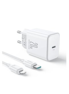 اشتري JR-TCF06 Flash Series PD 20W Single-Port Charger - White في مصر