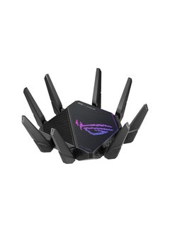 اشتري ROG Rapture GT-AX11000 Pro Tri-Band WiFi 6 Gaming Router, 2.5G Port, 10G Port, Quad-core 2.0 GHz CPU, UNII4, 3-Level Game Acceleration, Internet Security, AiMesh Support | 901G0720-MU2A00 Black في الامارات