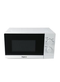 Buy Microwave Oven 5 Power Levels With Easy Reheat And Defrost Function 20 L 700 W MO 8101A White With Black in Saudi Arabia