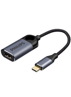 Buy Type C Male To HDMI Female Adapter Cable Supports 4K 30Hz HDMI 2.0 Converter For iPad, Mac, Macbook Pro, Samsung, Surface, Dell XPS, More Black in UAE