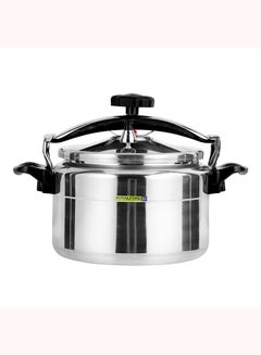 Buy 7L Aluminum Pressure Cooker- RF11174 Equipped With Multi-Safety Device And Unique Pressure Indicator Durable Aluminum Alloy Construction + Firm Handles Silver 7Liters in UAE