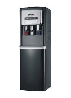 Buy Hot and Cold Water Dispenser with Refrigeratore / Stainless Steel Water Tank With Fast Cooling and 3 Taps, Hot, Cold, Warm Function DK200withrefrigeratore silver/black in UAE