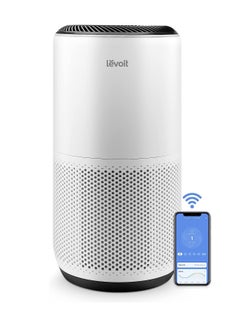 اشتري Core 400S Smart WiFi Air Purifier Effective Range 83 m² PM2.5 Laser Dust Sensor Air Quality Core 400S White في السعودية