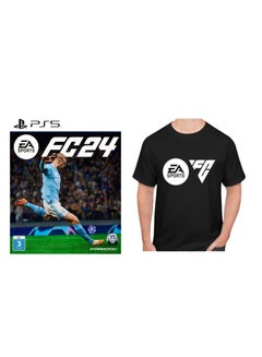 اشتري PS5 EA Sports FC 24 - PlayStation 5 (PS5) + FREE EA FC 24 T-Shirt - PlayStation 5 (PS5) في مصر