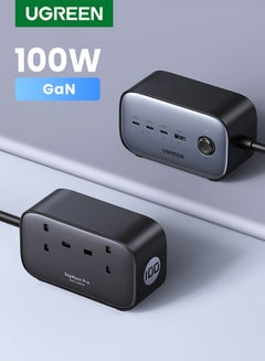 Buy 100W Power Strip USB C Charger 6 in 1 DigiNest Pro Charger Station Multiport Extension Cord Fast Charger Plug With 2AC Outlets 3C1A 1.8M Extension Lead For Desktop Home Office iPhone 16 Series Grey in Egypt