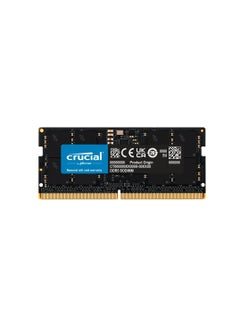 Buy Crucial RAM CT16G48C40S5 16GB DDR5 4800MHz CL40 Laptop Memory, Black 16 GB in Egypt