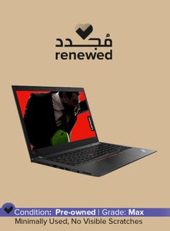 Buy Renewed - Thinkpad T480s (2020) Laptop With 14-Inch Display, Intel Core i7 Processor/8th Gen/8GB RAM/256GB SSD/Intel HD Graphics English Black in Saudi Arabia