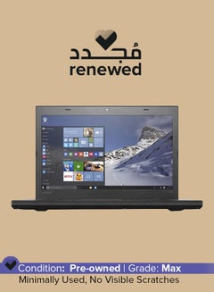 اشتري Renewed - Thinkpad T460S (2018) Laptop With 14-Inch Display, Intel Core i5 Processor/6th Gen/8GB RAM/256GB SSD/Intel UHD Graphics 620 English Black في السعودية