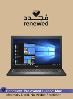 اشتري Renewed - Lattidue E7280 (2020) Laptop With 12.5-Inch Touchscreen Display, Intel Core i7 Processor/7th Gen/8GB RAM/256GB SSD/‎Intel HD Graphics 520 English Black في السعودية