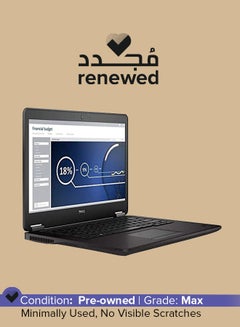 اشتري Renewed - Latitude E7480 Laptop With 14.1-Inch Display, Intel Core i5/6th Gen/8GB RAM/512GB SSD/520MB Intel UHD Graphics/Windows 10 Pro English Black في السعودية