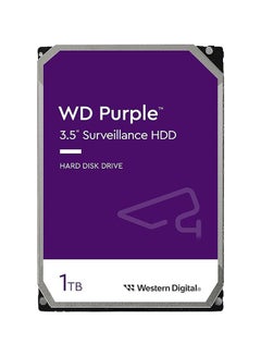 Buy 1TB WD Purple Surveillance Internal Hard Drive HDD - SATA 6 Gb/s, 64 MB Cache, 3.5" - WD11PURZ 1 TB in UAE