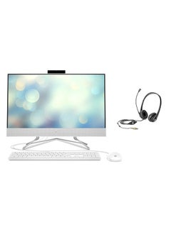 Buy 24-df1032ny All-In-One 24-Inch Desktop, Core i5-1135G7 Processor/8GB RAM/512GB SSD/Intel Iris Xe Graphics/Windows 11 + Business Headset v2 With Microsoft Office 2019 English Snow White in UAE