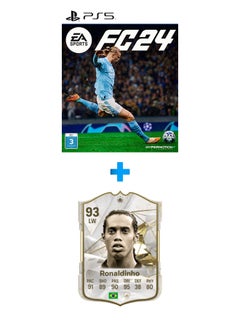 Buy Fc 24 Sports Playstation 5 With Egygamer Ronaldinho Fc 24 Card Portrait in Egypt